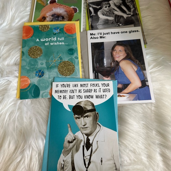 💥10/$10. 5 Humorous Greeting Card Set - Picture 1 of 2